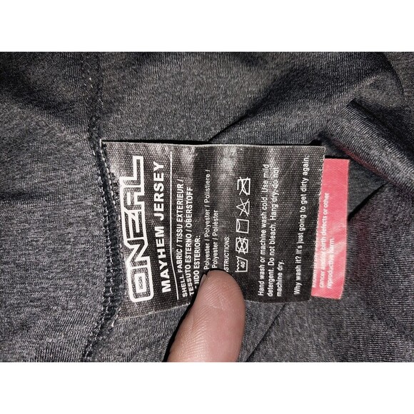 O'neal Mayhem Lite Jersey Hex Red  Men's Medium Motocross - Picture 7 of 8